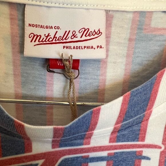 NWT New England Patriots NFL Mitchell & Ness throwback Jumbotron XXL T-shirt - Picture 5 of 12